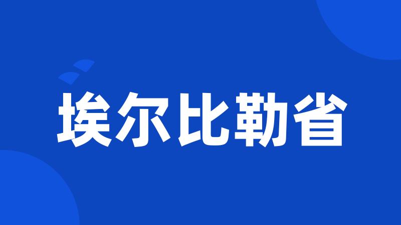 埃尔比勒省