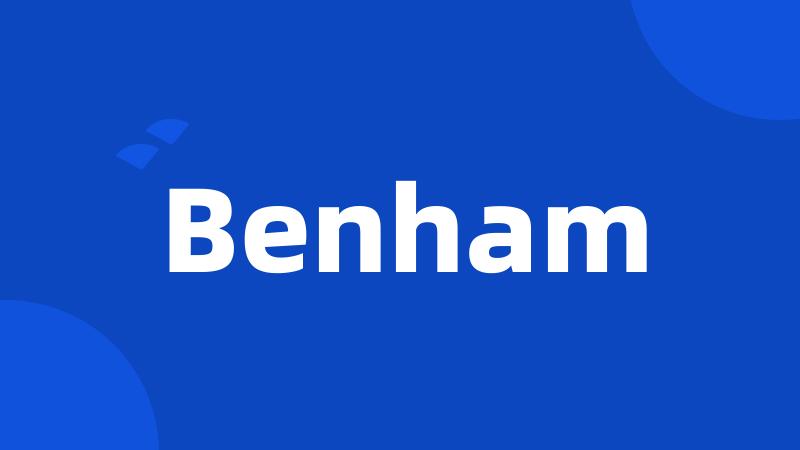 Benham