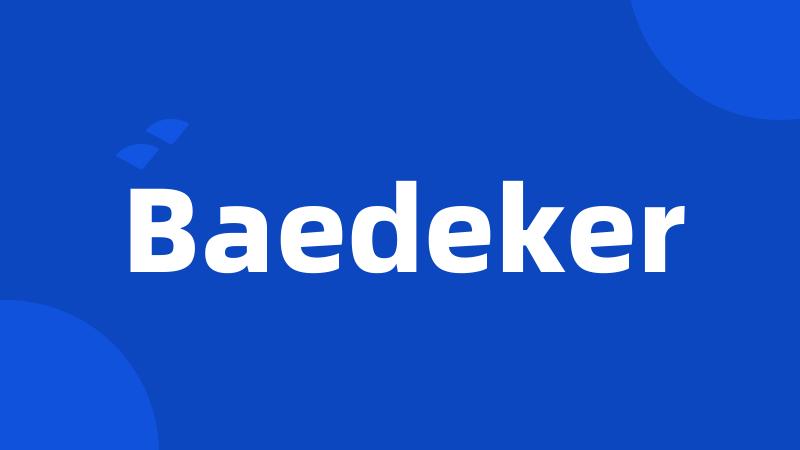 Baedeker