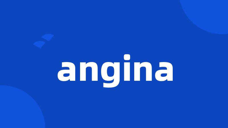 angina