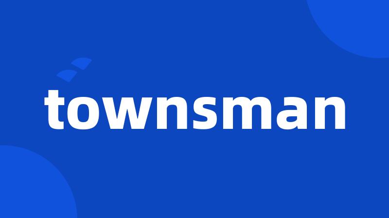 townsman