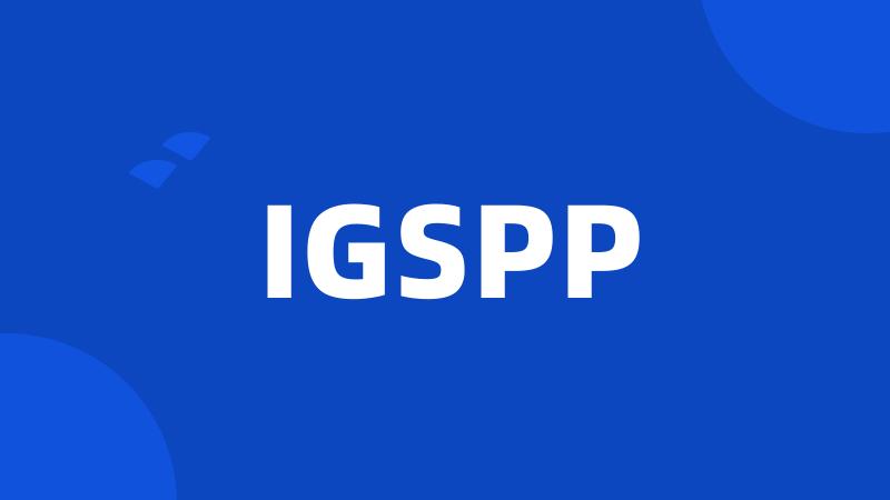 IGSPP