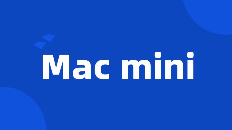 Mac mini