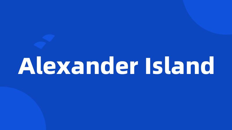 Alexander Island