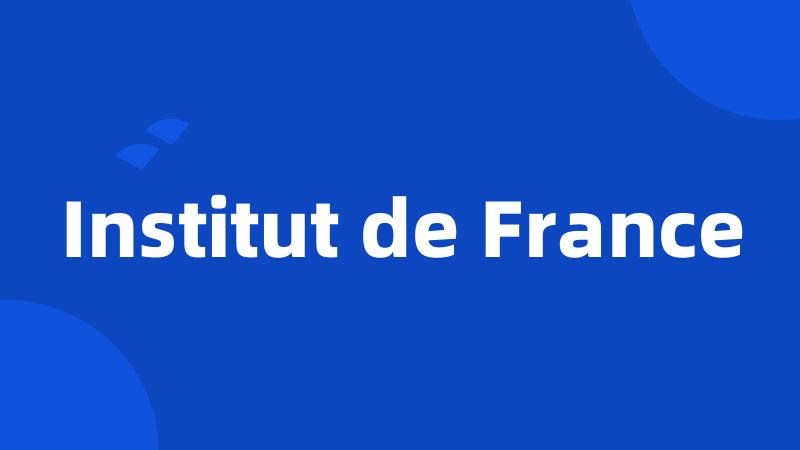 Institut de France