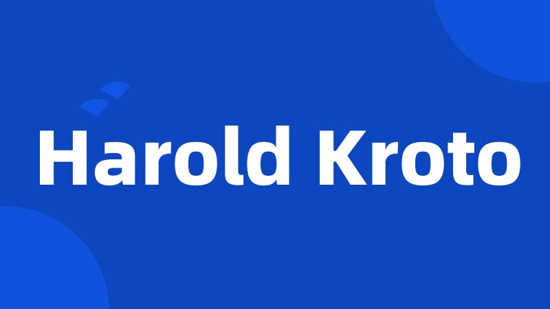 Harold Kroto