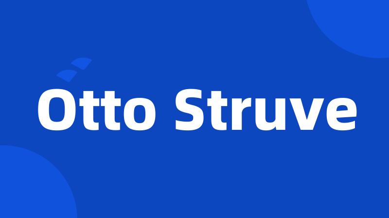 Otto Struve