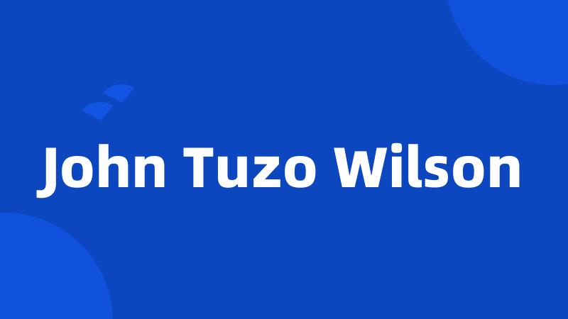 John Tuzo Wilson