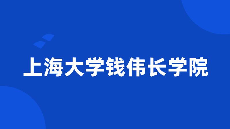 上海大学钱伟长学院