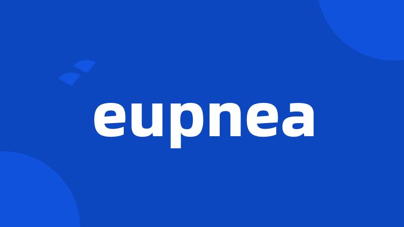 eupnea