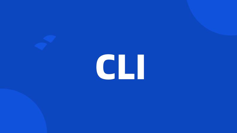 CLI