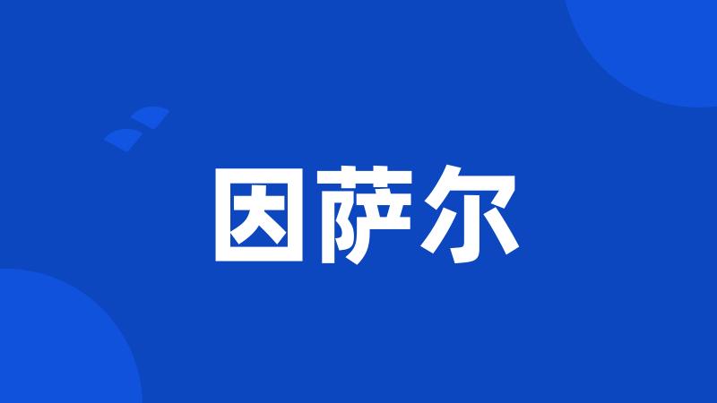 因萨尔