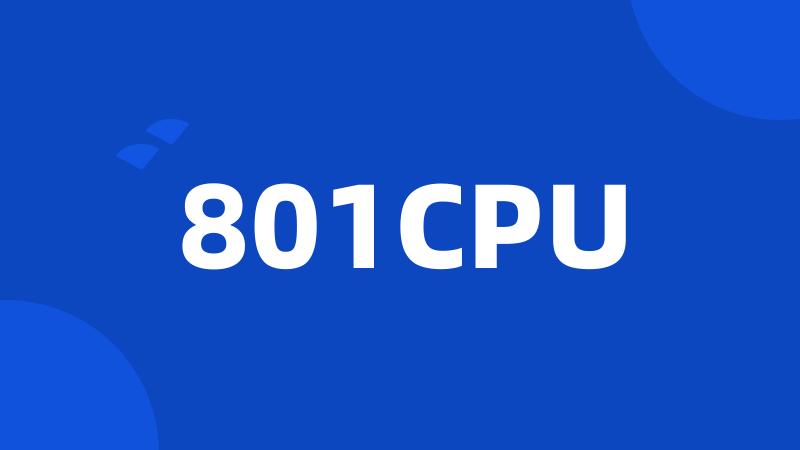 801CPU