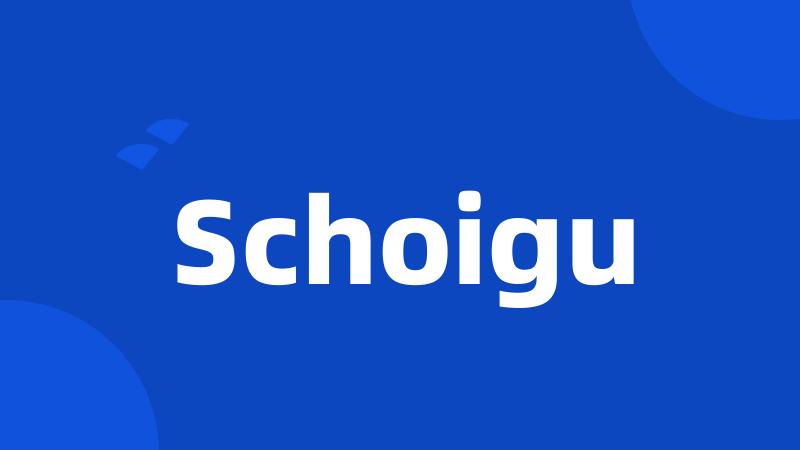 Schoigu