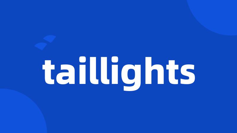 taillights