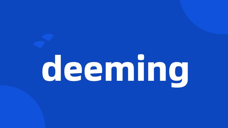 deeming