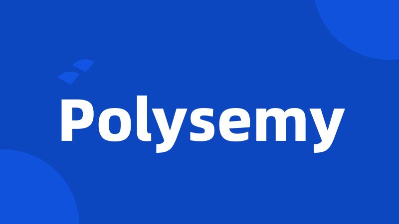 Polysemy