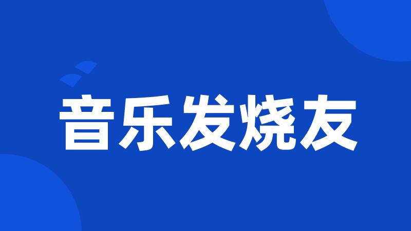 音乐发烧友