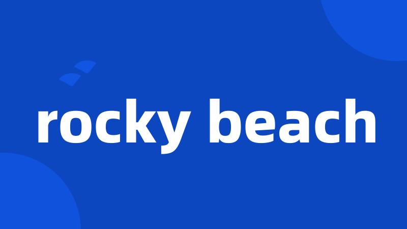 rocky beach