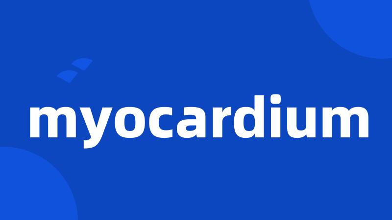 myocardium