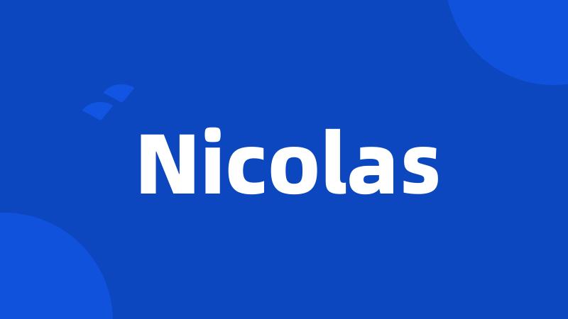 Nicolas