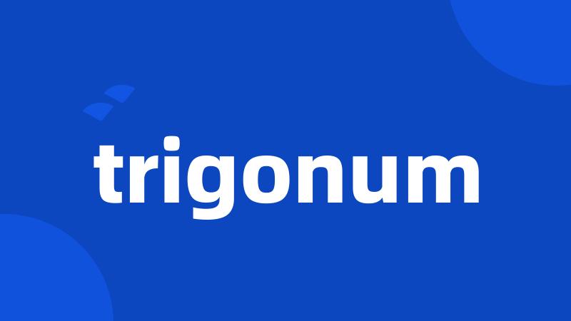 trigonum
