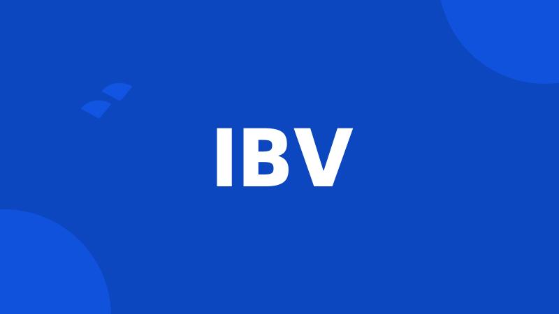 IBV