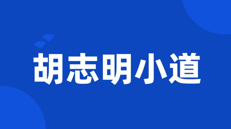 胡志明小道