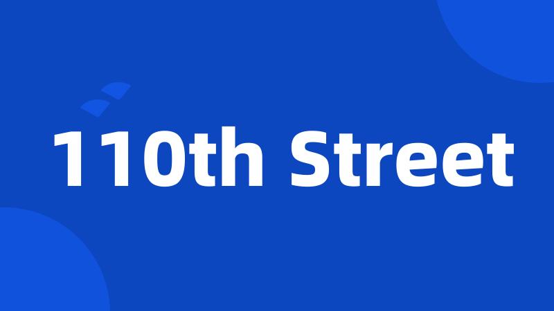 110th Street