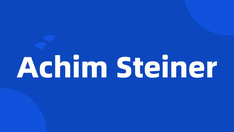 Achim Steiner