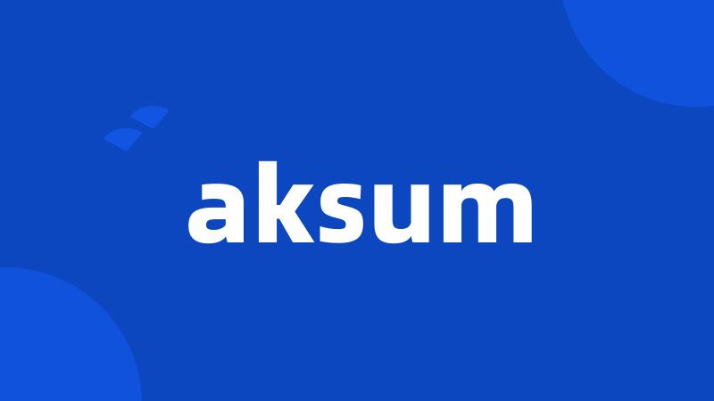 aksum