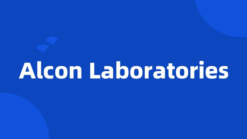 Alcon Laboratories