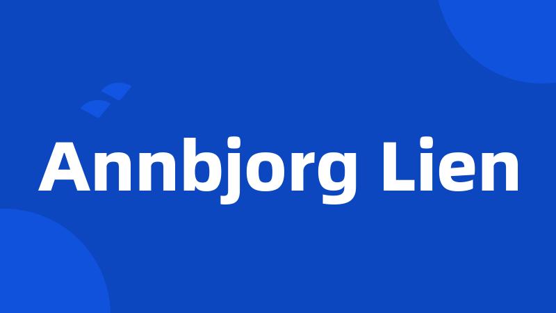 Annbjorg Lien