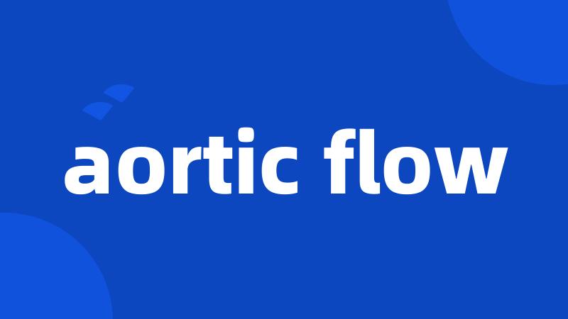 aortic flow