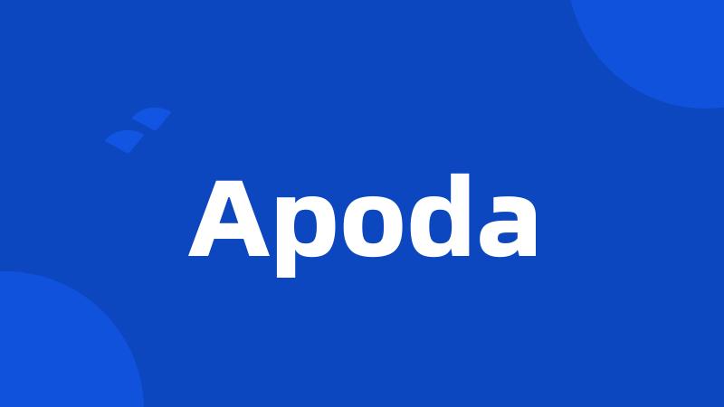 Apoda