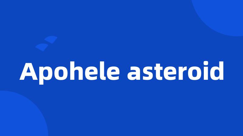 Apohele asteroid