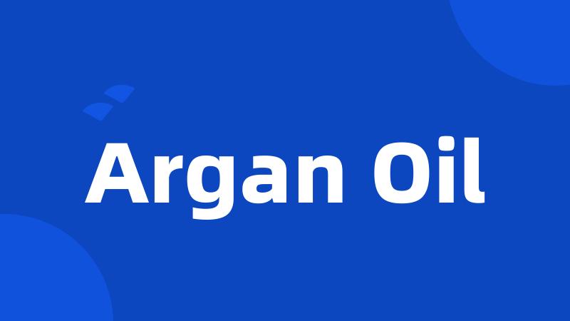 Argan Oil