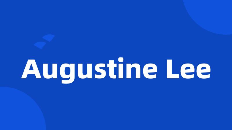 Augustine Lee