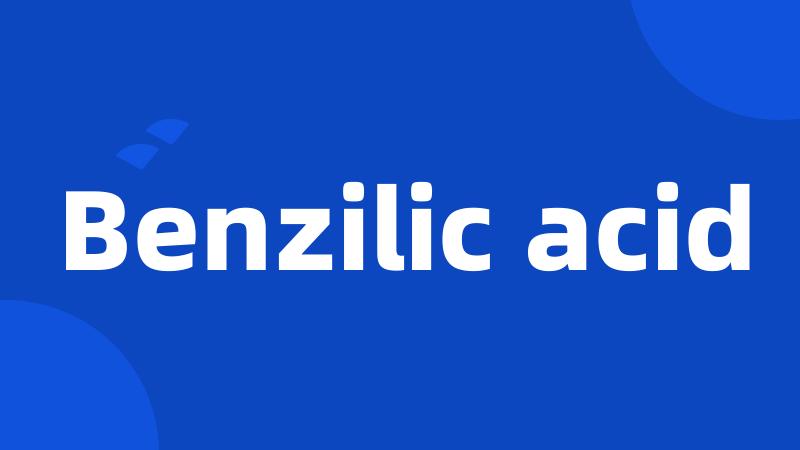 Benzilic acid