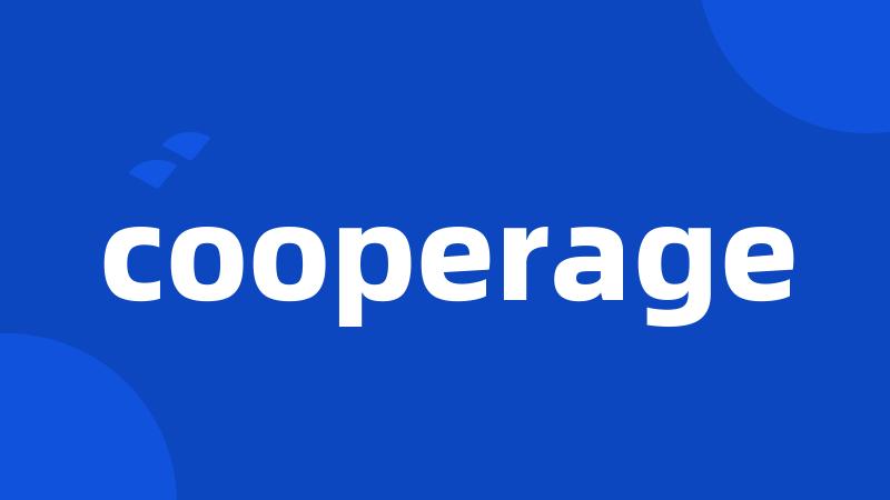 cooperage