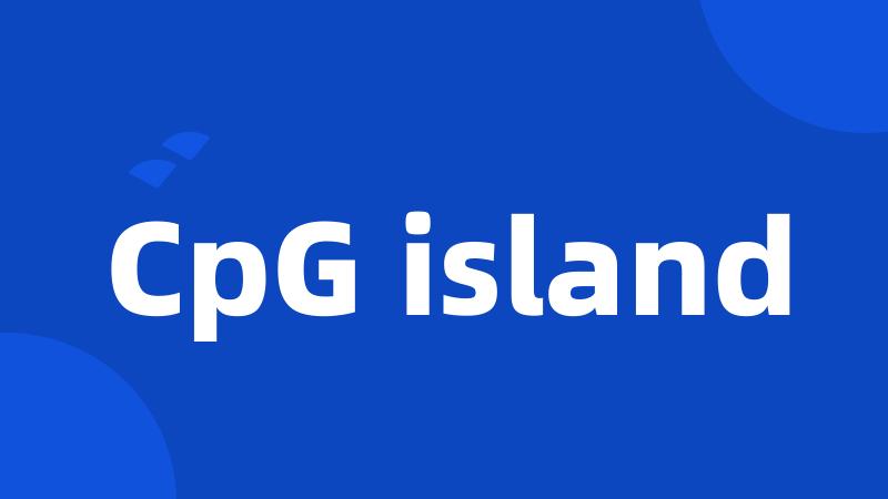 CpG island