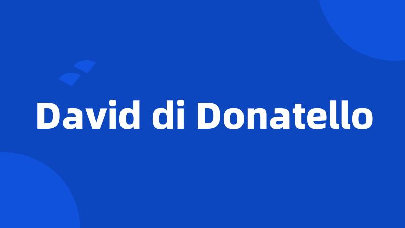 David di Donatello