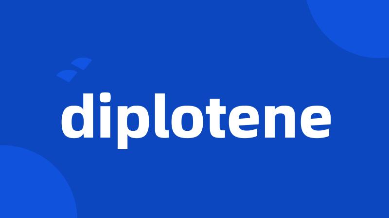 diplotene