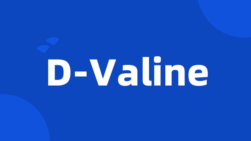 D-Valine