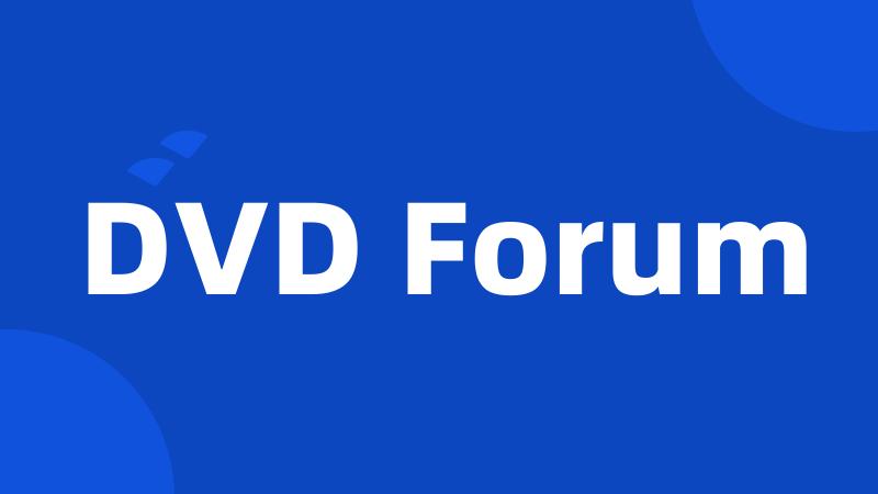 DVD Forum