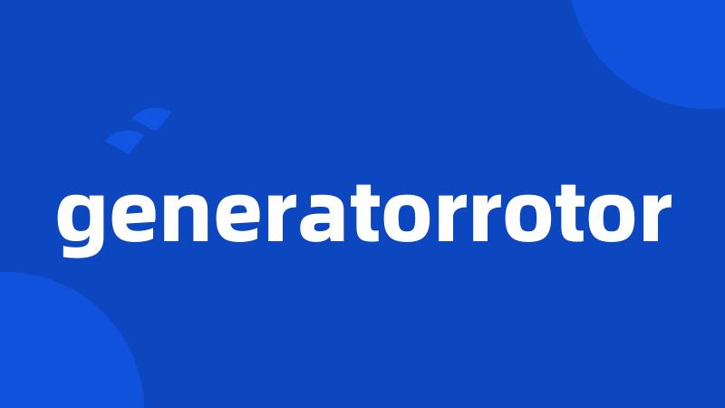 generatorrotor