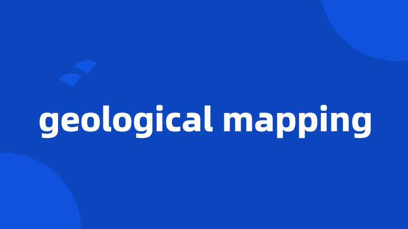 geological mapping