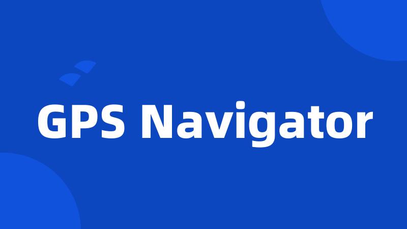 GPS Navigator