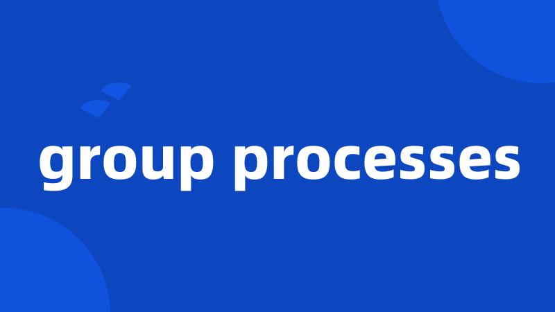 group processes