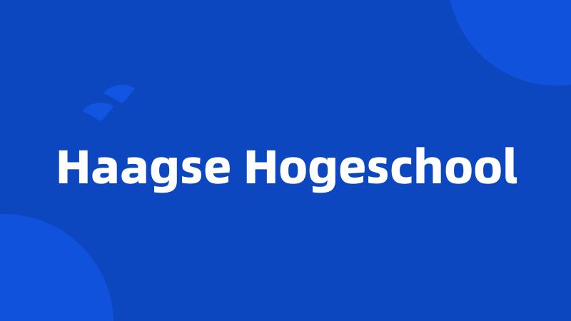 Haagse Hogeschool